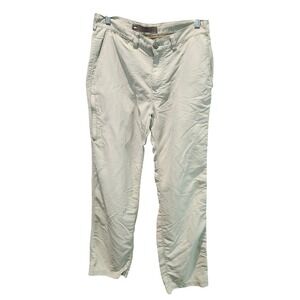 REI Co-op Men's Hiking Pants 32x34 Beige Travel Outdoor Lightweight‎ Zip Pocket
